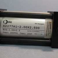 IMI Norgren A2277A12.00X2.500 Pnuematic Cylinder 250PSI BxS 2.00X2.5 TMax:200F
