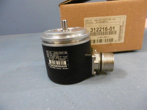 Used Heidenhain 312216-01 ROC 413 Shaft Encoder 6MM 5VDC