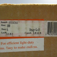 Fenner Drives Eagle Orange 85 Polyurethane Belting Size 100 Desc A Item# 4904066