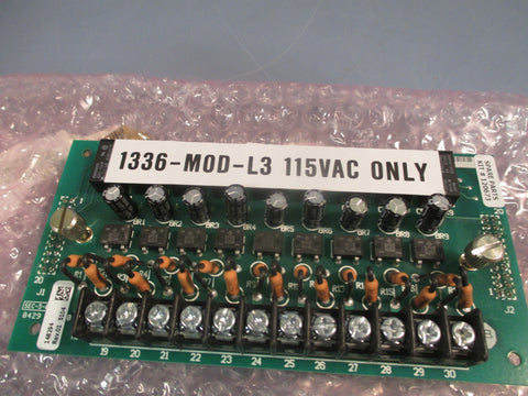 ALLEN BRADLEY INTERFACE LOGIC BOARD 115VAC, 1336MODL3