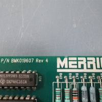 Merrick BMK019607 Rev 4 Scale PCU Board  Used