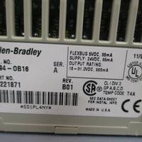 AllenBradley Flex I/O Output Module 24 VDC Ser. A 17940B16