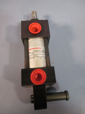 NORGREN PNEUMATIC CYLINDER 11/2" x 1" 250 PSI EA233A1