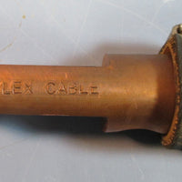FlexCable 350MCM 11.5" Contact, 13" Long Kickless Welding Cable Copper End