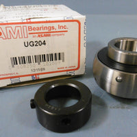 NEW  AMI Bearings UG204 20mm ID X 47 mm OD X 43.66mm WD