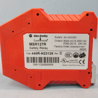 ALLENBRADLEY GUARDMASTER MSR127R 440RN23129 SER C SAFETY RELAY 24VAC/DC
