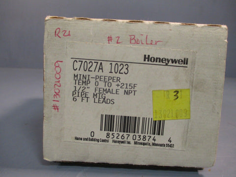 Honeywell Ultraviolet Flame Detector Sensor C7027A1023