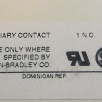 Allen Bradley 1495N8 Ser A Auxiliary Contact Standard Duty 600V AC/DC Lot of 2