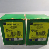 Lot of (2) Schneider Selector Switch 9001KS11FB
