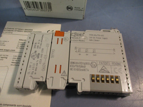 WAGO 24VDC DC Power Supply Module 750602