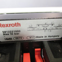 Rexroth Mecman Pneumatic Solenoid Valve MAX 10 BAR 5812221000