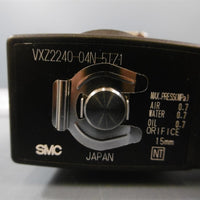 New SMC VXZ224004N5TZ1 15MM Bore Valve DC24V Class B