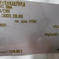 Sew Eurodrive R97 DRN100L4/DH Gearmotor 53.21:1 Ratio 1758/33RPM 2-3/8" Shaft Di