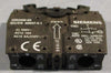 Siemens 3SB3400-0A Contact Block 400 VAC 10 A 1 NO (Lot of 6)