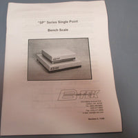 BTek BT1812250CSSP Bench Scale Platform 250 LB Capacity 18 x 12"