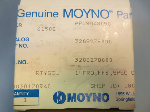 Moyno Flowserve 147343 Mechanical Seal 3208278000 1" Shaft Size New