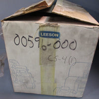 LEESON 122072.00 1 HP Electric Motor .60 kW, 1740 RPM, 60 Hz, 3 PH C143T17VB6A