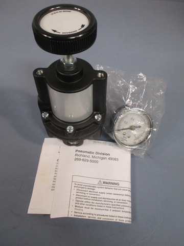 NATIONALBULKEQUIPMENT 12 SER STANDARD PRECISION AIR FILTER REGULATOR WM50037