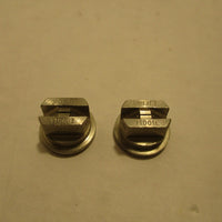Spraying Systems Spray Nozzle Tip TP11001-SS Tapered Flat 110deg Angle -Lot of 2