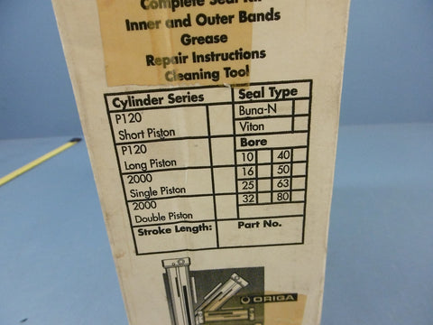Seaed Origa Service Kit SP126BS Air Cylinder Pneumatic