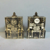 AllenBradley 800MXA Ser. B Contact Block LOT OF TWO