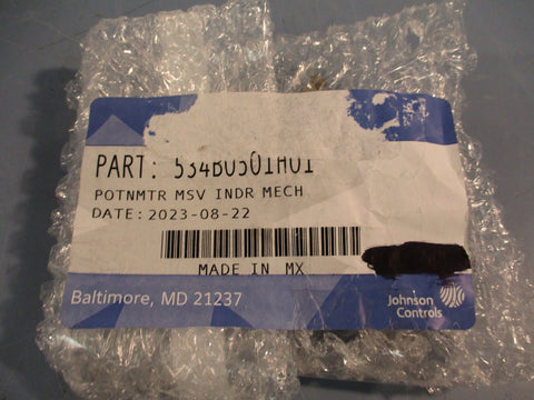 JOHNSON CONTROLS Part# 534B0501H01 Slide Potentiometer