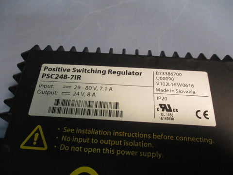 Power One Positive Switching Regulator 24V, 8A PSC248-7IR