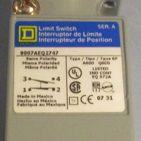 Square D 9007AEQ2747 Limit Switch Class 9007 Series A Type 6P