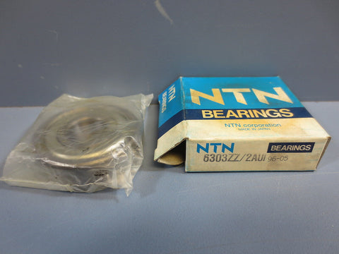 NTN 6303ZZ/2AUI 6303ZZ Deep Groove Ball Bearing New!!