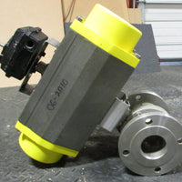 Apollo 87A10001 Ball Valve w/ Pneumatic Actuator Moniteur FMYB-5120 Transmitter