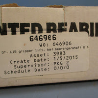 Hub City Mounted Bearing 4 Bolt Flange Bearing YAT 20911, 1.68" Bore