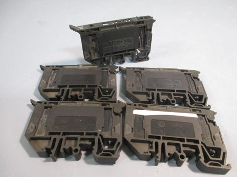 Lot of (5) Allen Bradley Fused Terminal Block 1492H