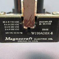 Magnecraft Relays Electromechanical Relay W199ADBX-4 120Vac SPT NEW LOT OF 2