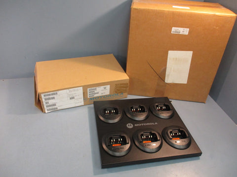 Motorola RLN6393A MagOne 6 Port Charging Base Station for Radios w/ Power Supply