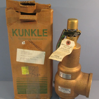 Kunkle 6010JHM01AM0075 Safety Relief Valve 2" 75PSI Set Pressure 2in.x21/2in
