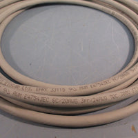 Leoni Elocab LTD. Cable Assembly EHRK 33115 AWM E47543EC 6C/20AWG 90C 300V