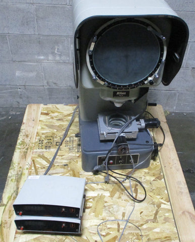 Nikon 6C2 Optical Comparator Profile Projector w/ 2 Boeckeler 34861 Microcode