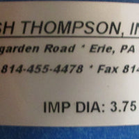 Finish Thompson DB10P Magnetic Drive Pump 3.75 IMP Dia Baldor 35H693-82 1HP