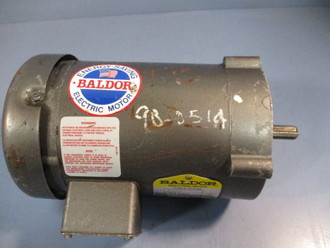 BALDOR 1/4 HP INDUSTRIAL MOTOR 1725 RPM 230/460 V FRAME 56C KM3454