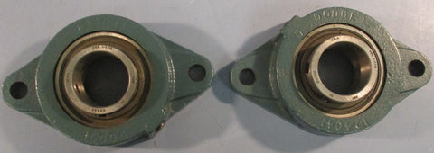Dodge 124041 Two Bolt Flange Mount Bearing VSC 1-7/16" Lot of 2