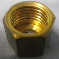 (Lot of 10) Nordson 15926 Brass Retaining Locknut 11mm x 10mm
