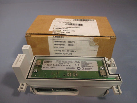 Siemens Simatic 6ES7 1484CA000AA0 S7 Power Module