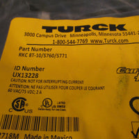 TURCK RKC 8T10/S760/S771 EUROFAST RECEIVER CABLE UX13228