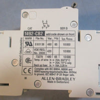 Allen Bradley 1492CB2 Ser B Circuit Breaker G150 G100 2Pole (Mixed Lot of 5)