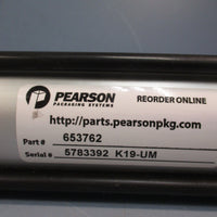 Pearson Part# 653762 Pnuematic Cylinder 2" Bore, 25" Stroke 5783392 K19-UM