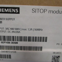 Siemens Sitop Modular Power Supply 3AC 400500V 6EP14363BA00 SEALED