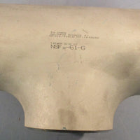 Ta Chen SA/A403 Tee Butt Weld 4" NSF61G WP326/316LW 1010252