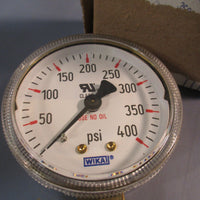 Wika Type 111.11 Pressure Gauge 2" Range 400PSI 1/4"NPT LM 8611050