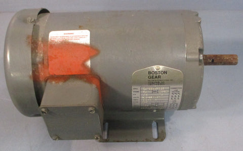 Boston Gear BGUTFB 66538 3 Phase Motor 342244883 .75HP 1725RPM 5/8" Shaft Dia