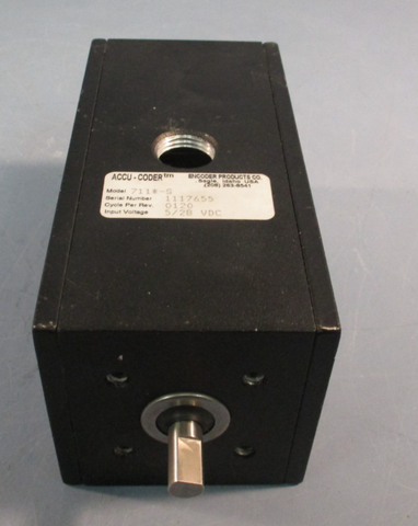 ENCODER PRODUCTS 711-S ACCU-CODER, ROTARY ENCODER, SHAFT 5/28 VDC